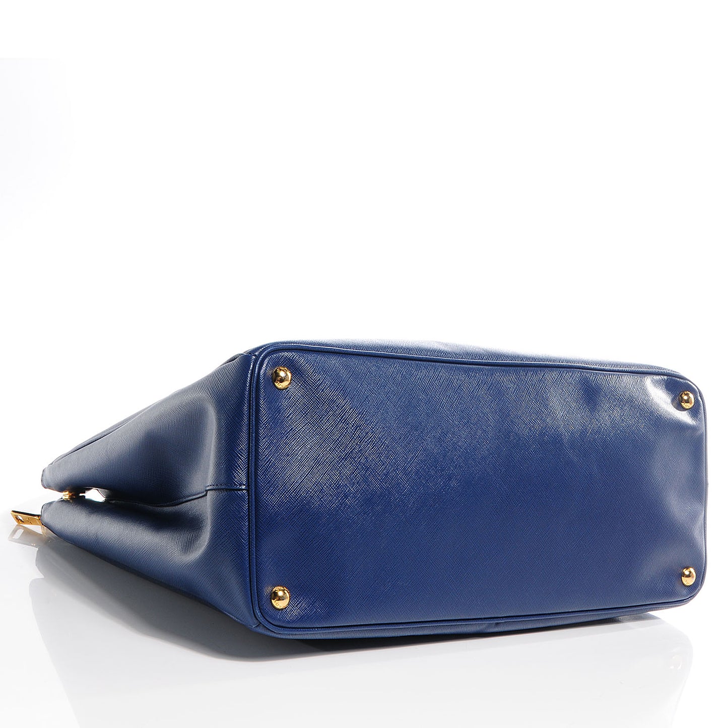 Saffiano Lux Extra Large Galleria Double Zip Tote Bluette