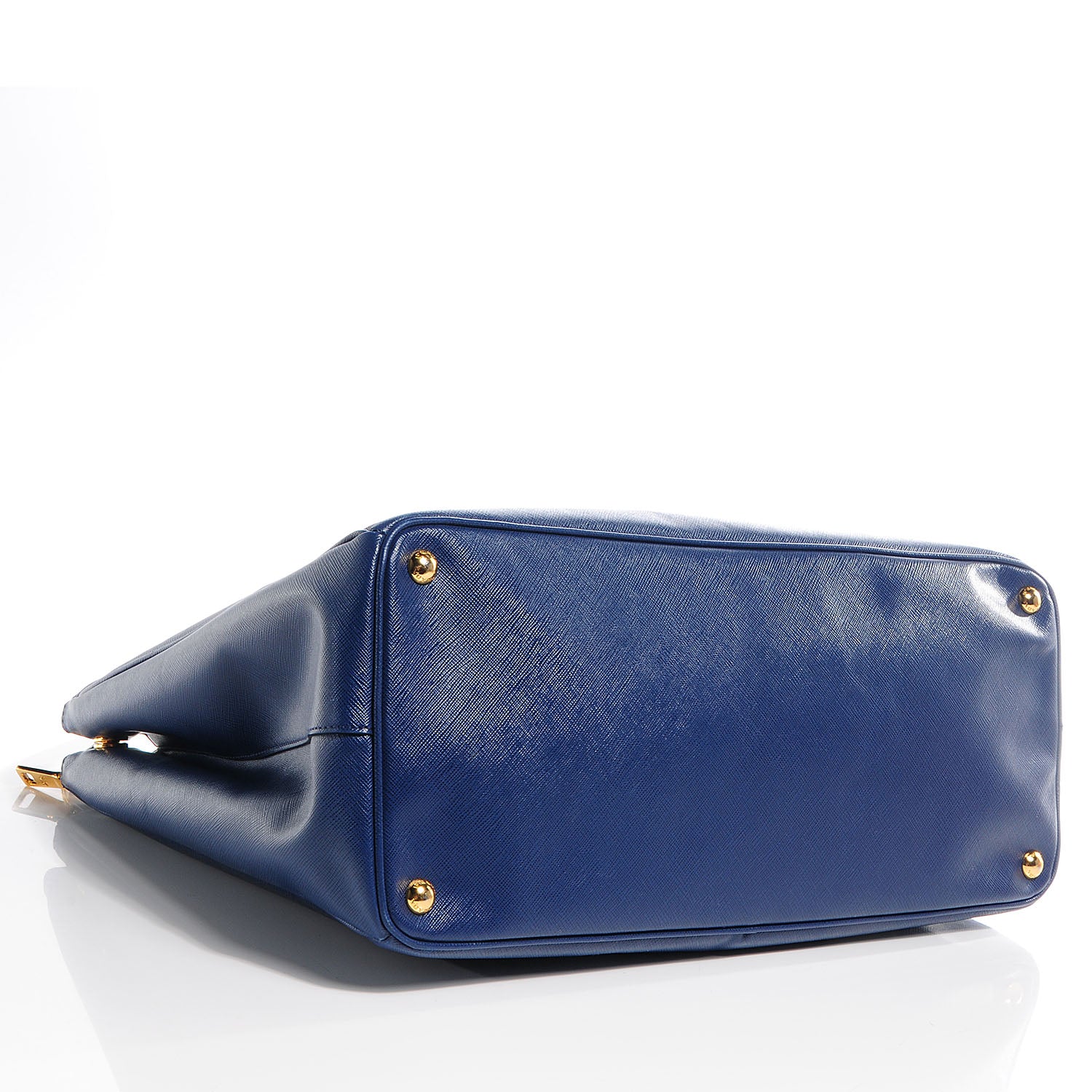 Prada Saffiano Lux Extra Large Galleria Double Zip Tote Bluette 4 of 9