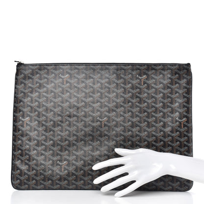 Goyard Goyardine Senat Pochette GM Black 2 of 10