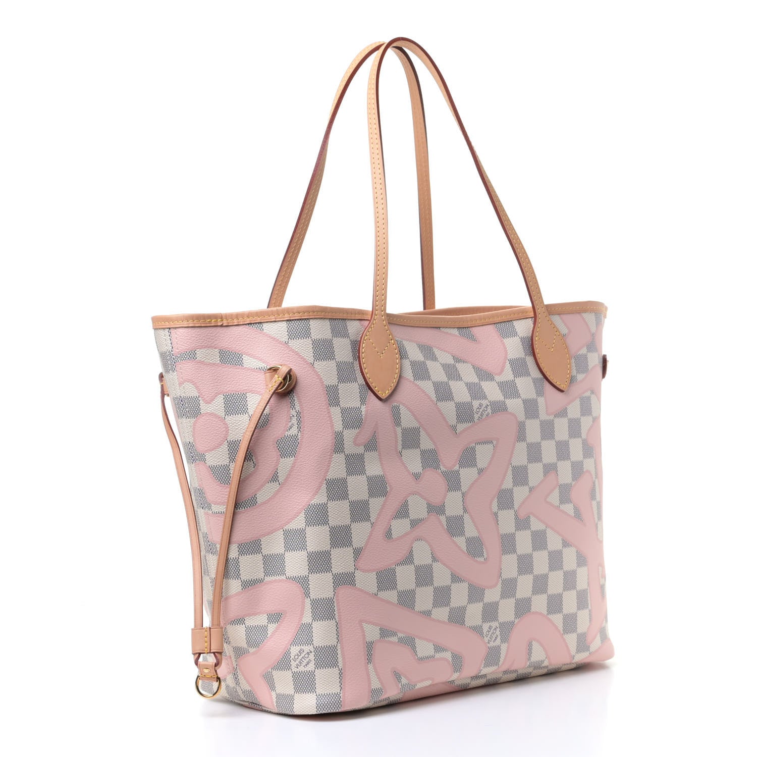 Louis Vuitton Damier Azur Tahitienne Neverfull MM 2 of 5