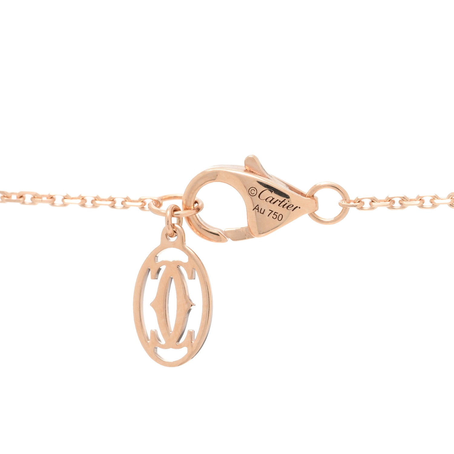 Cartier 18K Pink Gold Diamond XS D'Amour Pendant Necklace 4 of 4