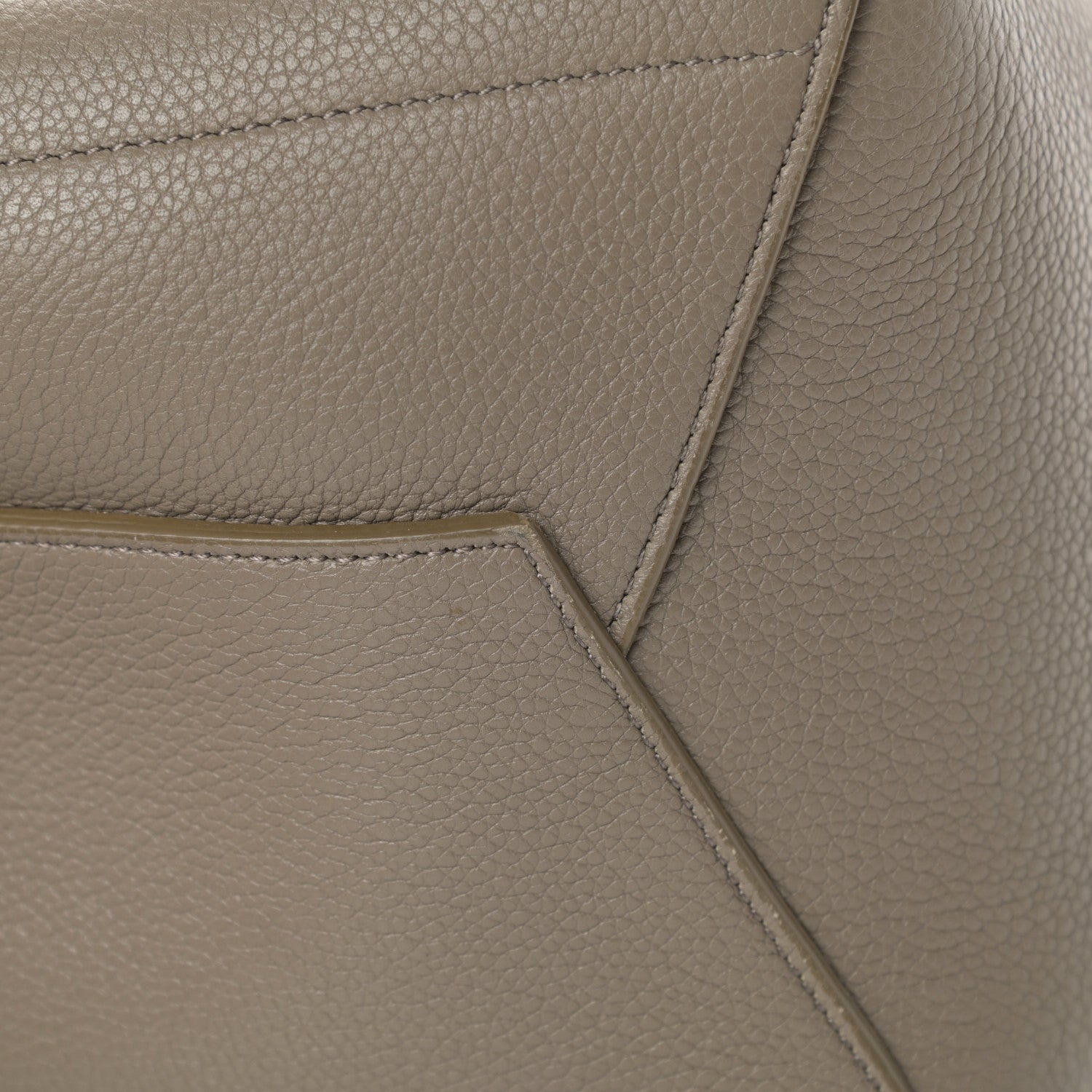 Celine Soft Grained Calfskin Sangle Bucket Bag Taupe 14 of 15