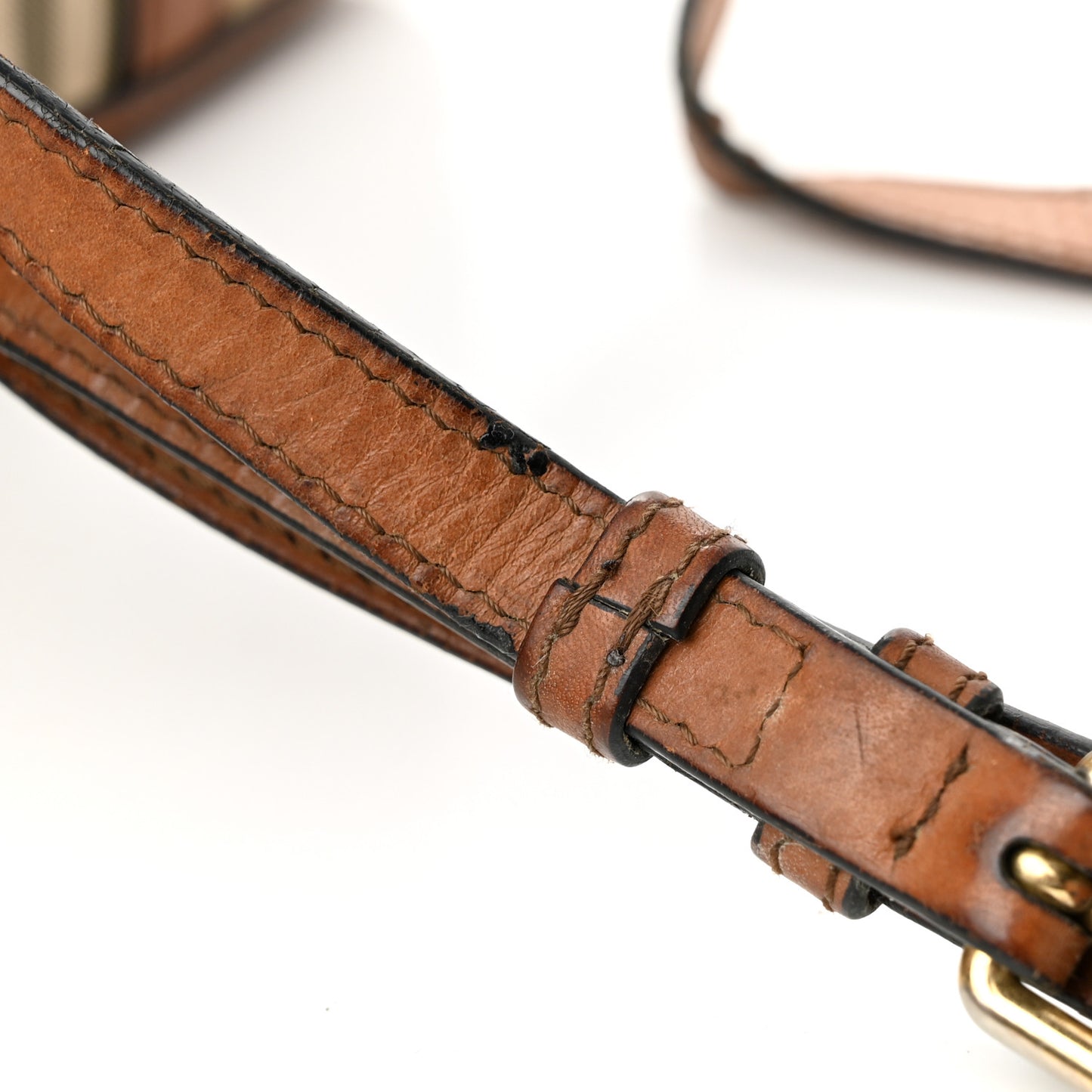 Horseferry Check Small Orchard Bowling Bag Tan