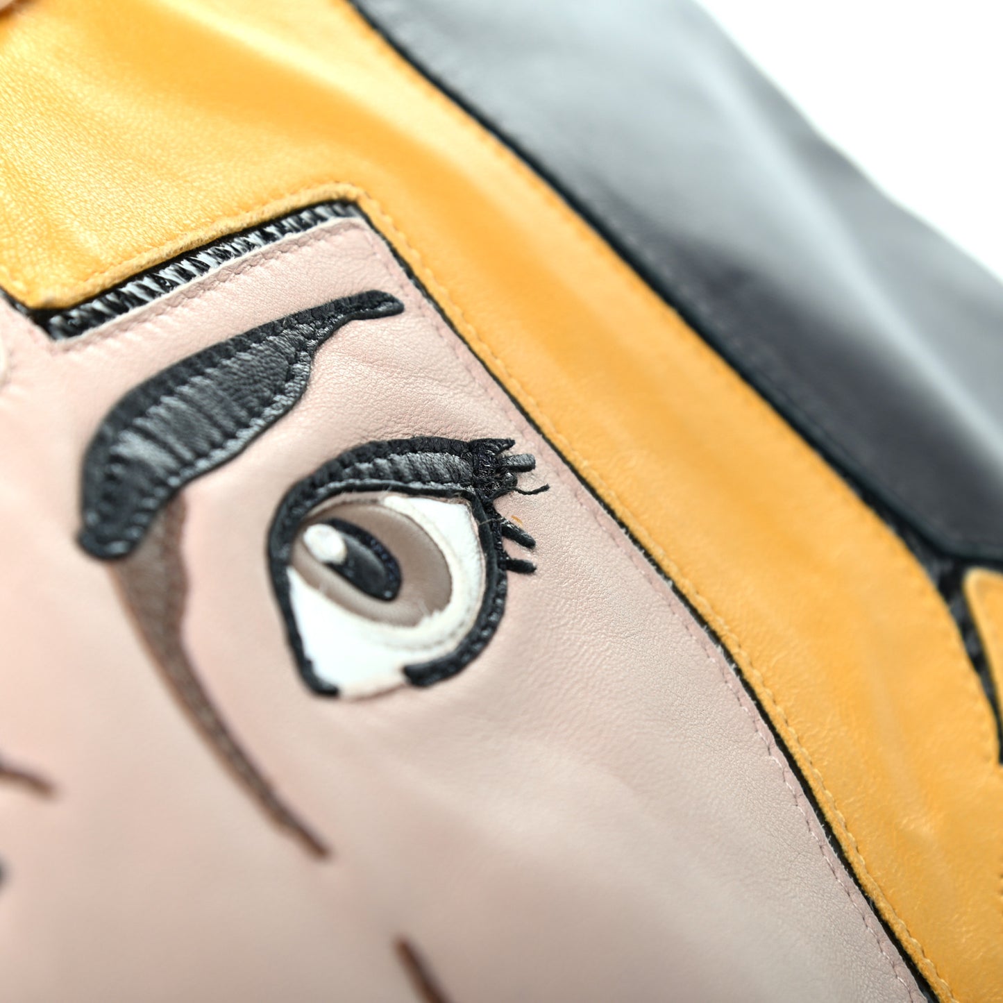 Nappa Pop Girl Zip Pouch Black