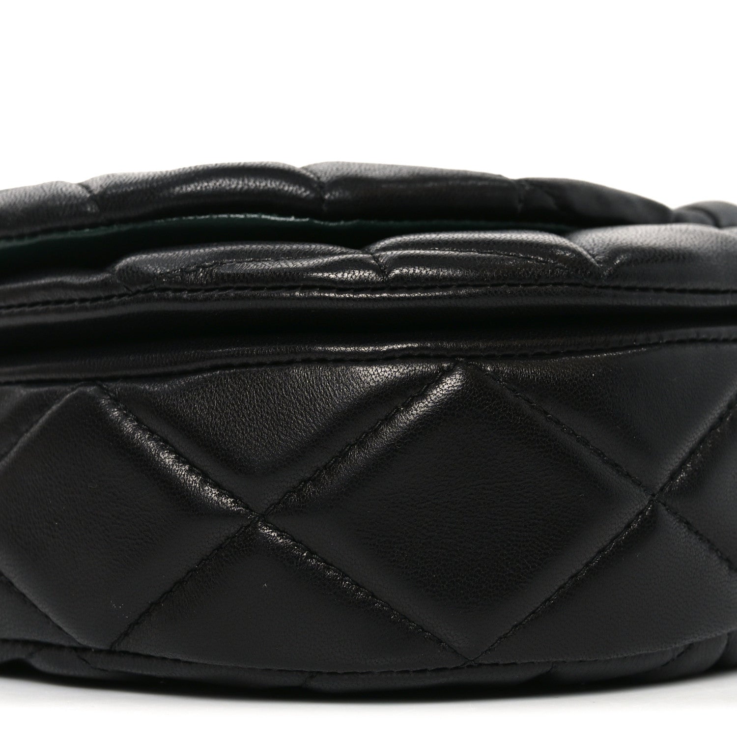 Burberry Lambskin Quilted Rocking Horse Shoulder Bag Black 8 of 9