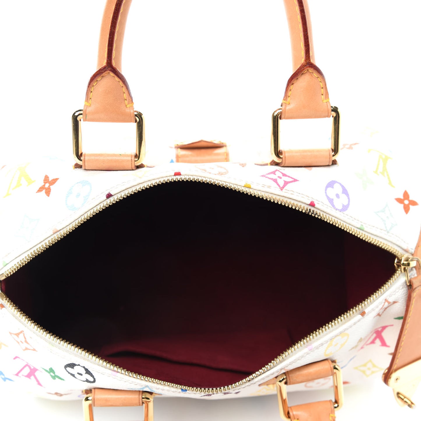 Monogram Multicolor Speedy 30 White