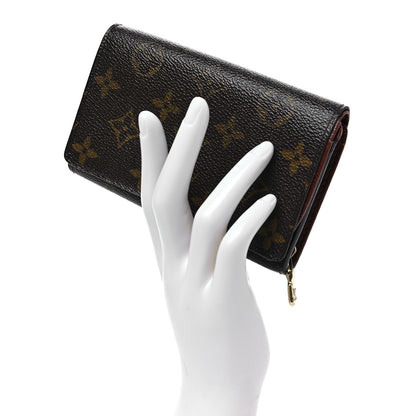 Louis Vuitton Monogram Porte-Monnaie Tresor Wallet 2 of 8