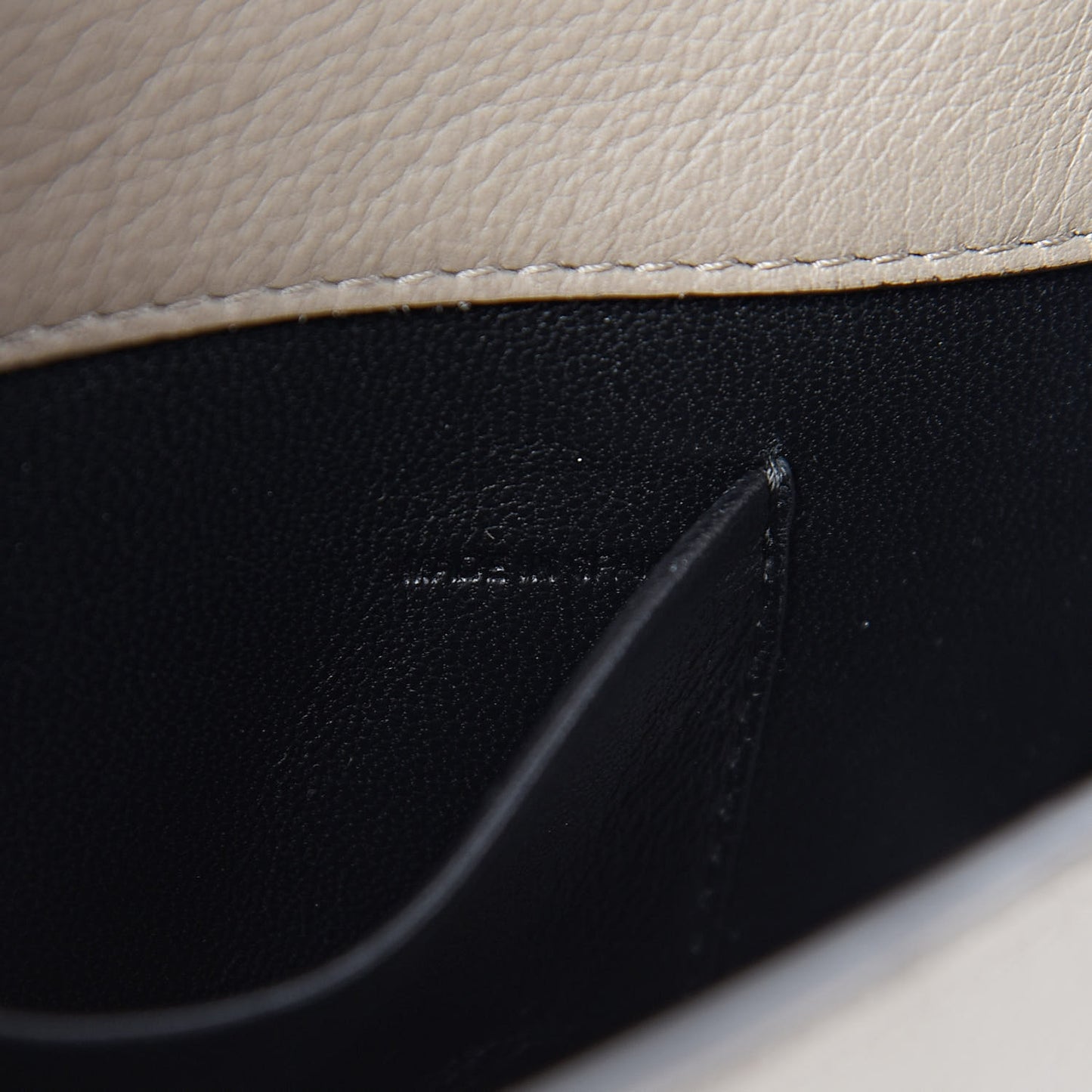 Calfskin Small Nile Bracelet Minaudiere Bag Motty Grey