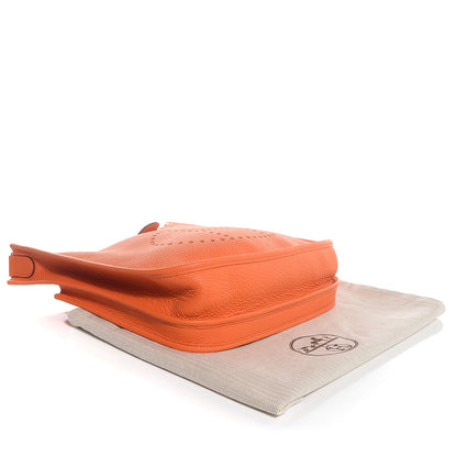 Hermes Taurillon Clemence Evelyne PM III Orange 8 of 14