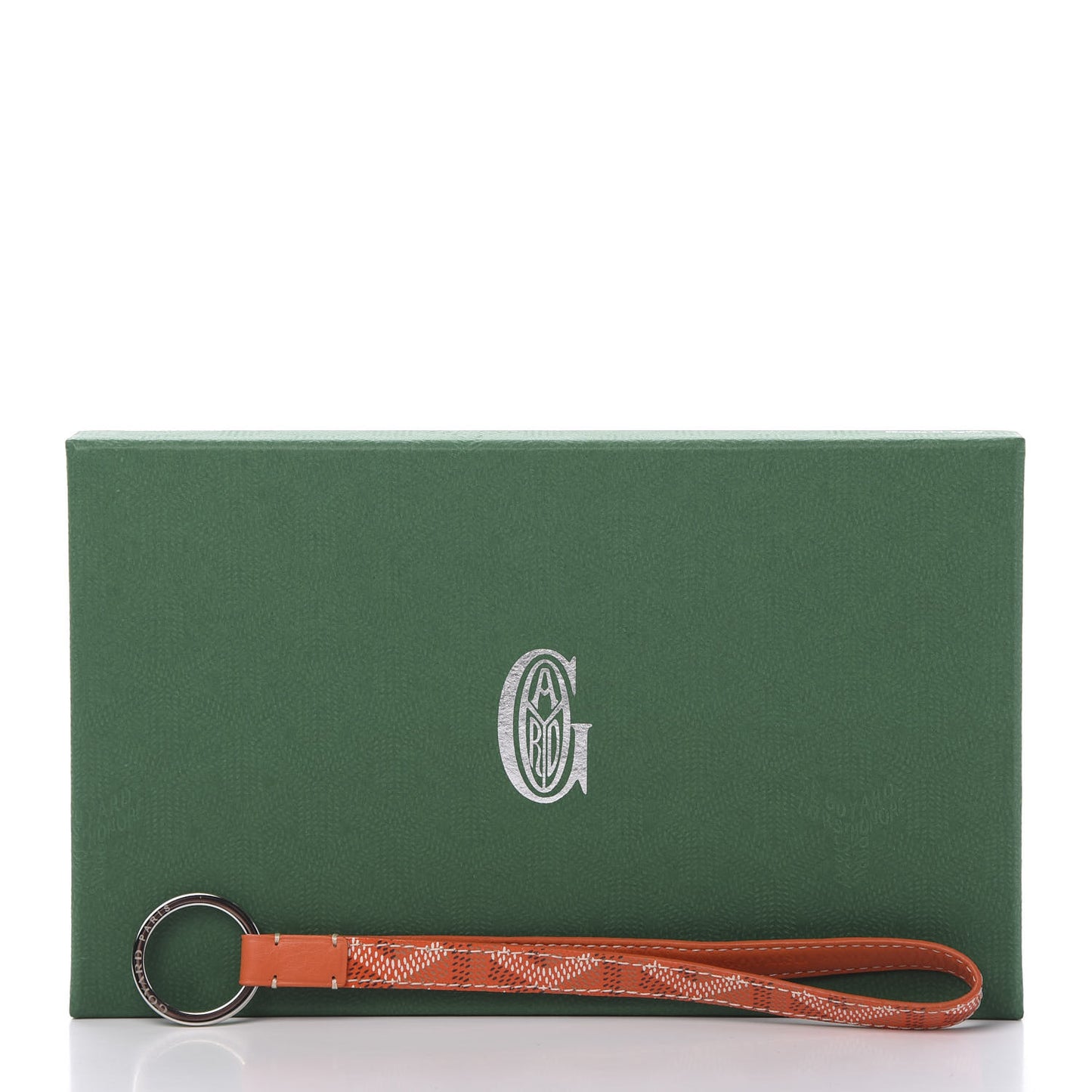 Goyardine Sesame Key Holder Orange