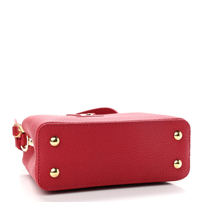 Louis Vuitton Taurillon Mini Capucines Scarlet 4 of 8