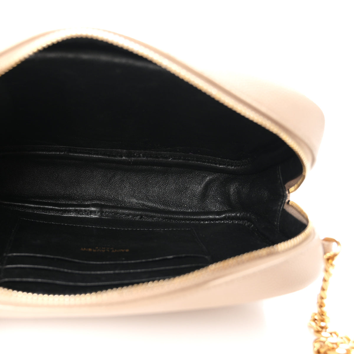 Grain De Poudre Matelasse Monogram Mini Lou Camera Bag Dark Beige