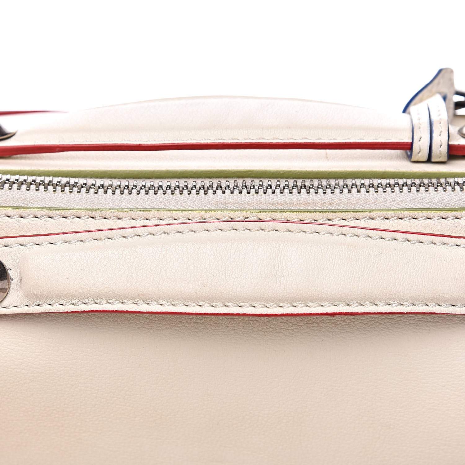 Fendi Vitello Dolce Marquetry Medium By The Way Boston Bag White Multicolor 14 of 18