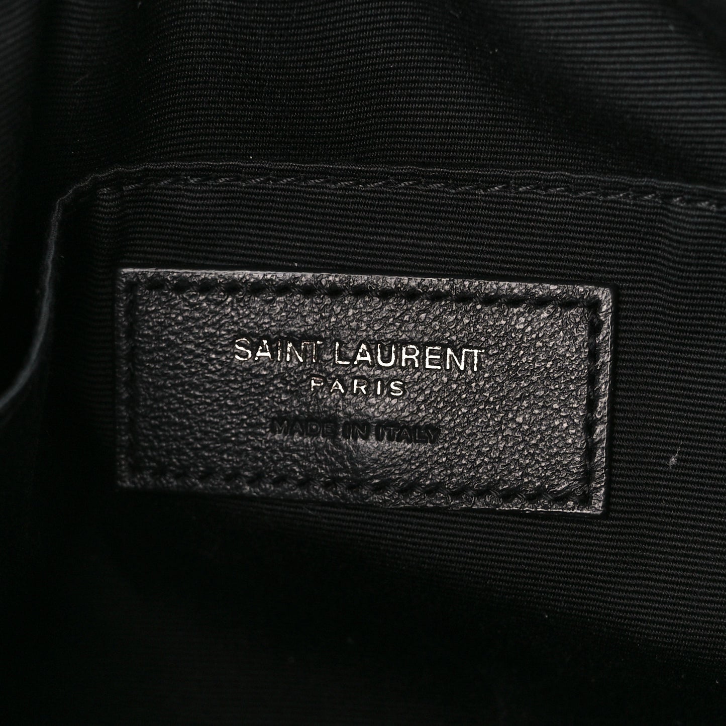 Calfskin Matelasse Monogram Monochrome Lou Camera Bag Black