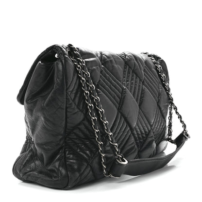Chanel Lambskin In and Out XL Maxi Flap Black 3 of 11