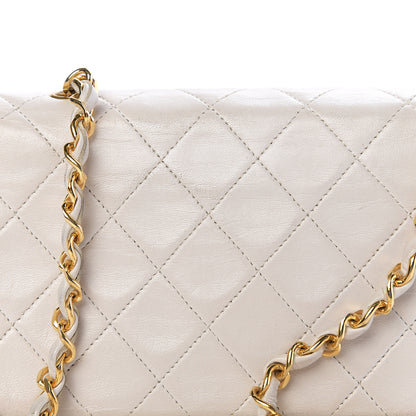 Chanel Lambskin Quilted Mini Flap White 12 of 13