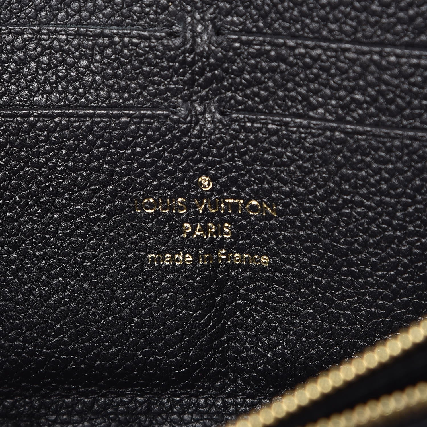 Louis Vuitton Empreinte Zippy Wallet Black 6 of 7