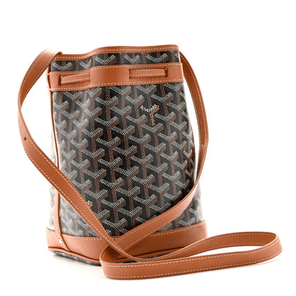 Goyard Goyardine Petit Flot Bucket Bag PM Black Gold 3 of 12