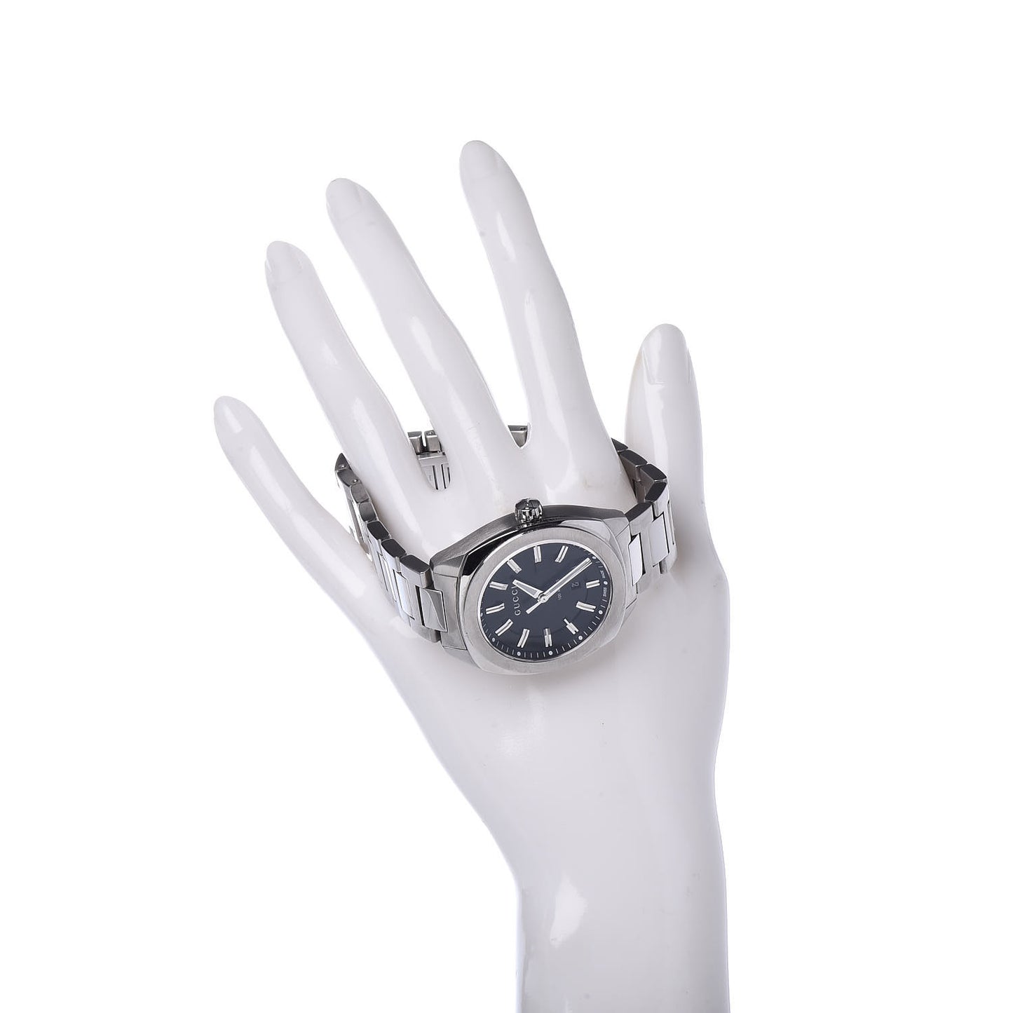 Stainless Steel 37mm GG2570 Quartz Watch Black