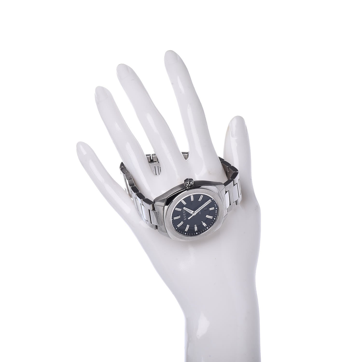 Gucci Stainless Steel 37mm GG2570 Quartz Watch Black 2 of 7