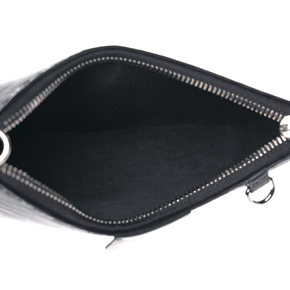 Louis Vuitton Epi Easy Pouch On Strap Black 5 of 14
