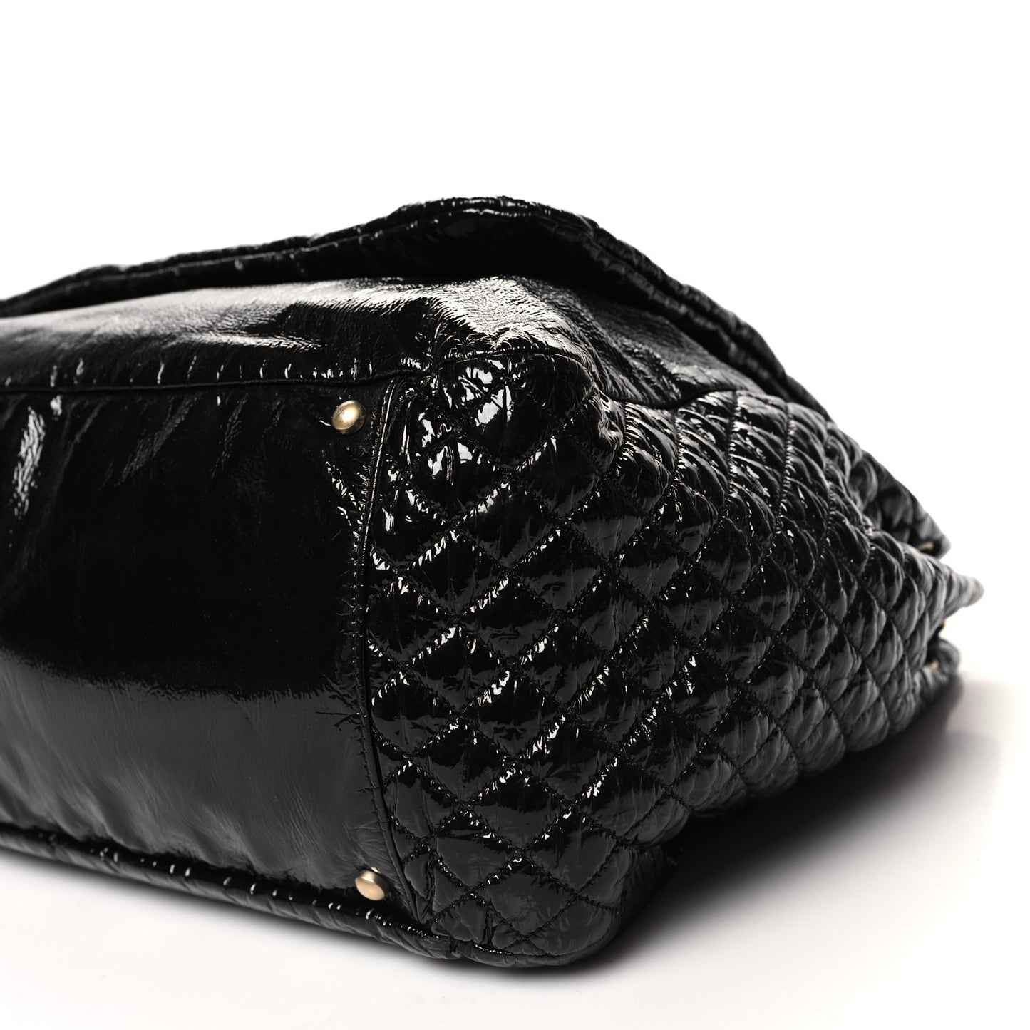 Vinyl XL Rock and Chain Flap Black