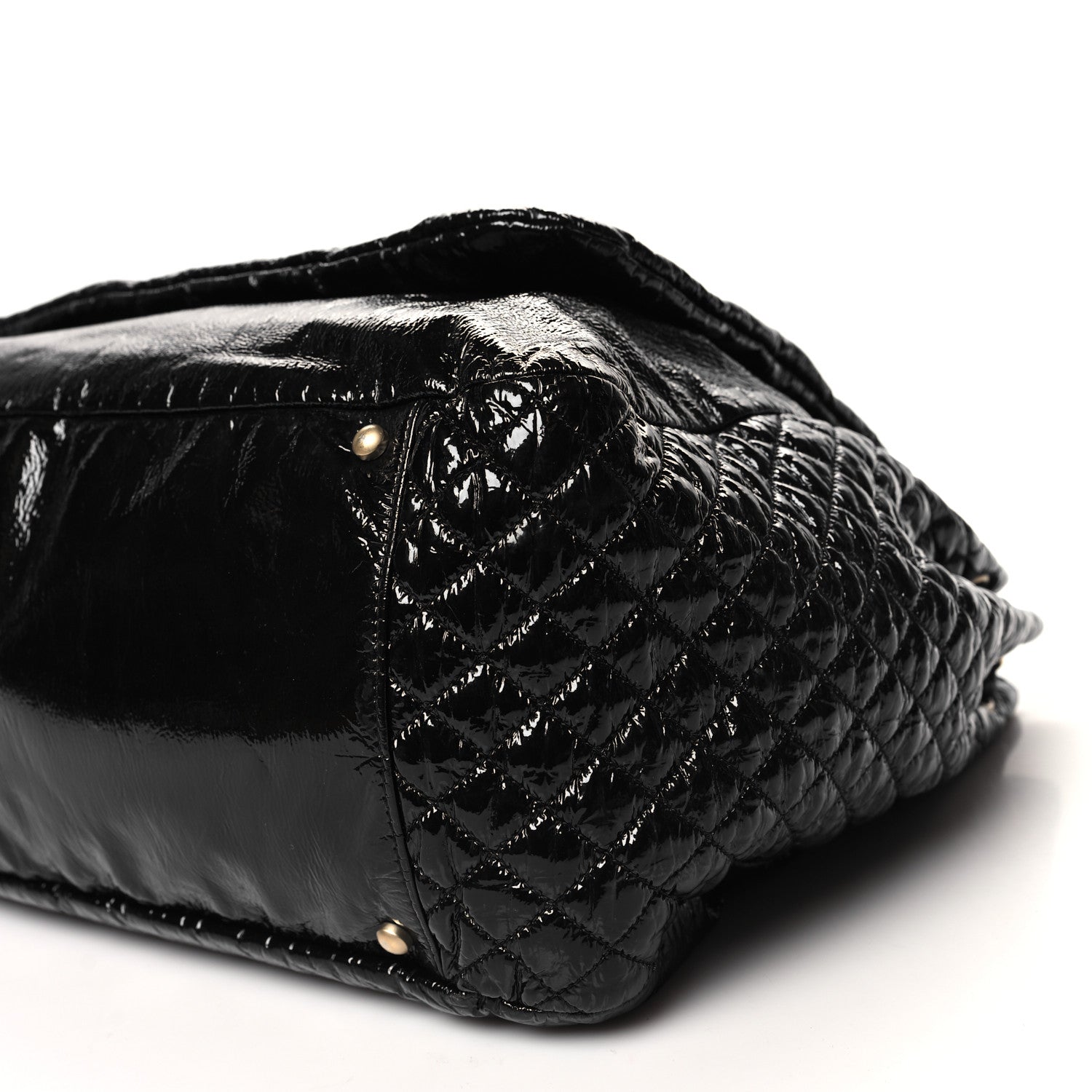 Chanel Vinyl XL Rock and Chain Flap Black 10 of 11