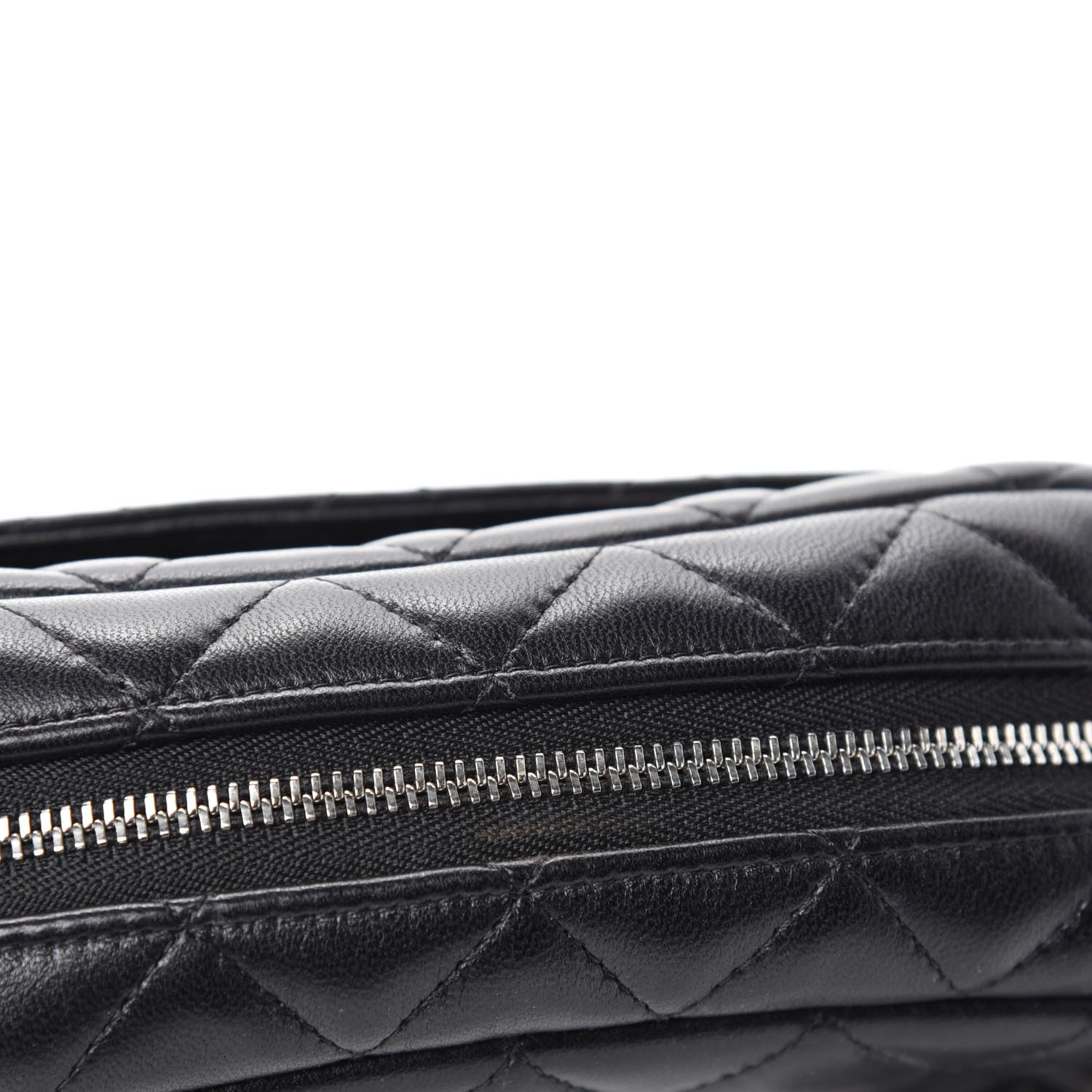 Chanel Lambskin Quilted Small Timeless Camera Case Black 9 of 12