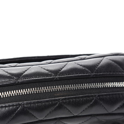 Chanel Lambskin Quilted Small Timeless Camera Case Black 9 of 12
