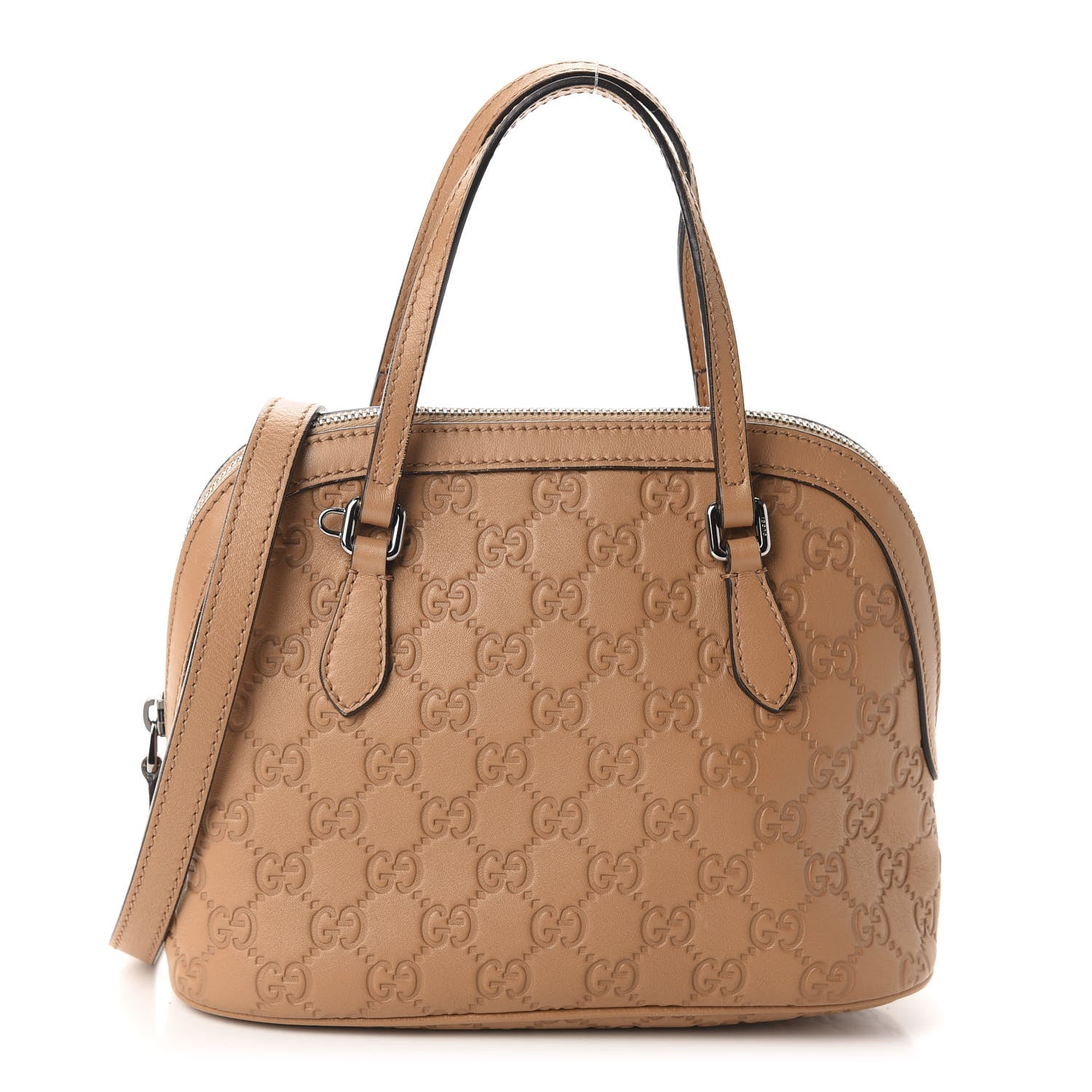 Gucci Guccissima Mini Dome Bag Whiskey 1 of 10