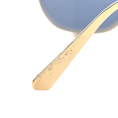 Christian Dior Butterfly 30 Montaigne S5U Sunglasses Gold Ivory Blue 8 of 8