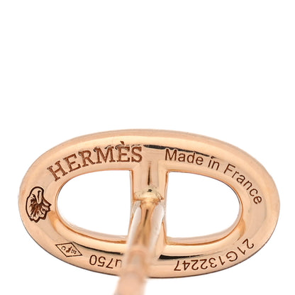 Hermes 18K Rose Gold TPM Farandole Stud Earrings 4 of 5