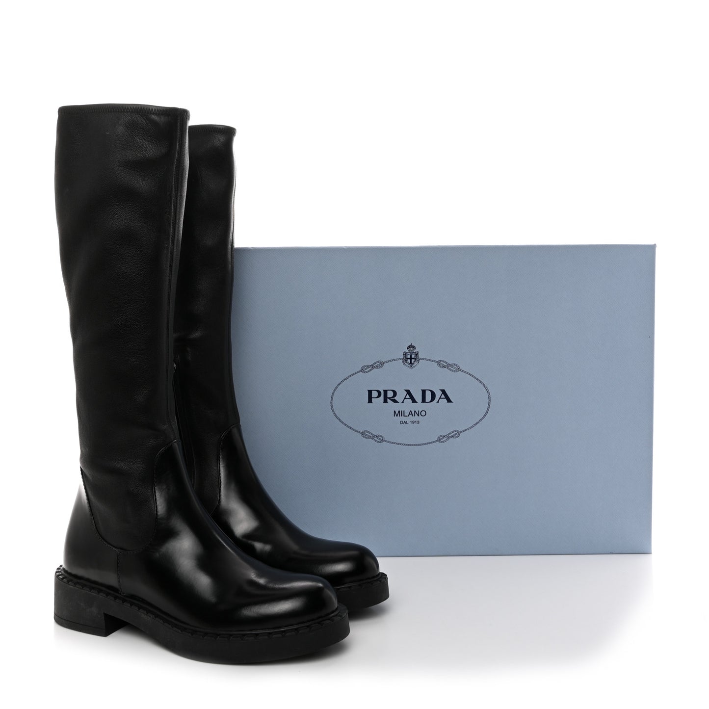 Spazzolato Nappa Stretch Moto Boots 39.5 Black