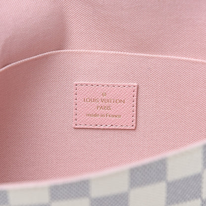 Louis Vuitton Damier Azur Calfskin Pochette Felicie Eau de Rose 7 of 10