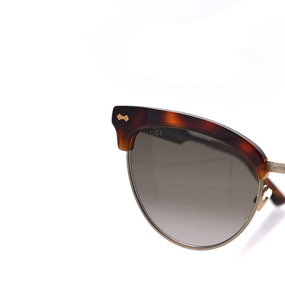 Gucci Acetate Damascato Cat Eye Sunglasses GG0055S Tortoise Gold 5 of 8