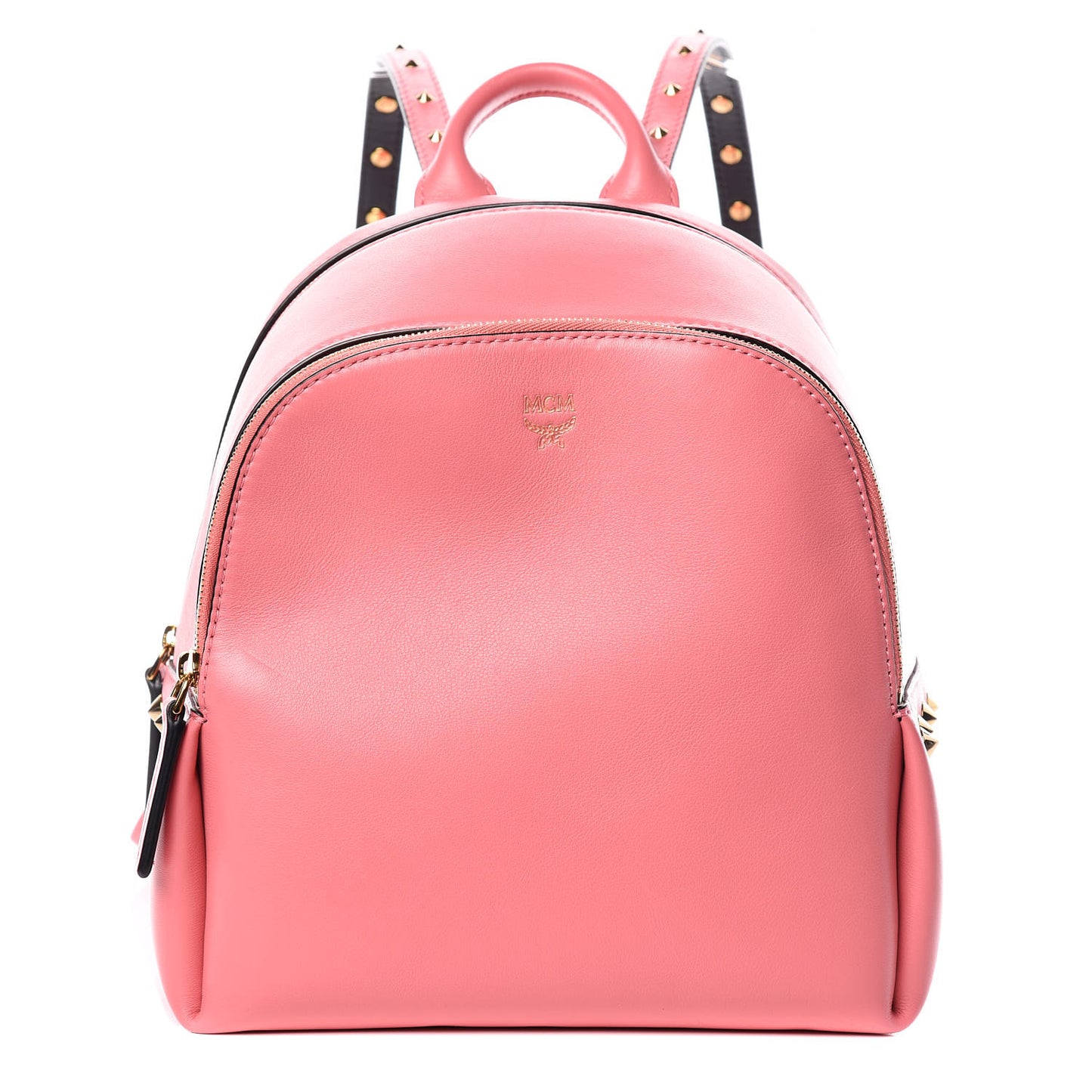 Calfskin Mini Duchess Polke Studs Backpack Pink
