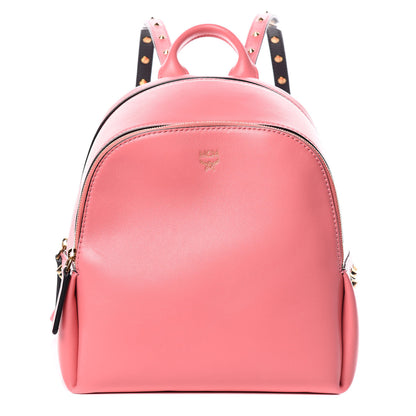 MCM Calfskin Mini Duchess Polke Studs Backpack Pink 1 of 11