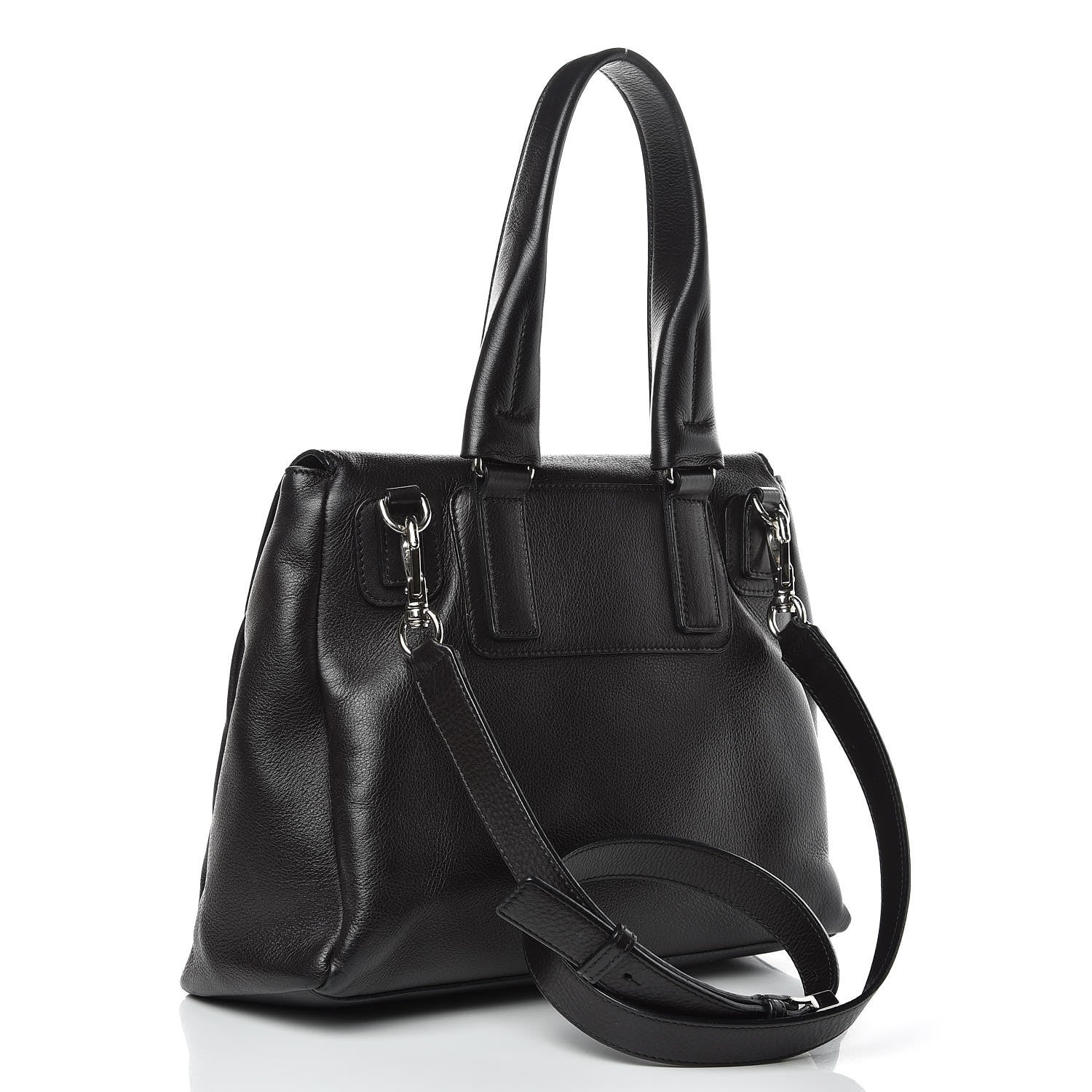 Givenchy Calfskin Small Pandora Pure Flap Bag Black 3 of 13