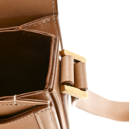 Saint Laurent Box Calfskin Monogram Medium Solferino Satchel Natural Tan 12 of 13