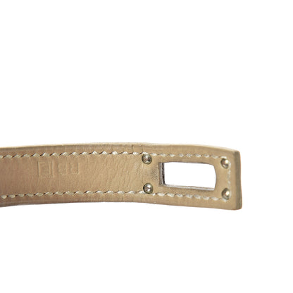 Hermes Tadelakt Kelly Double Tour Bracelet S Argile 6 of 8