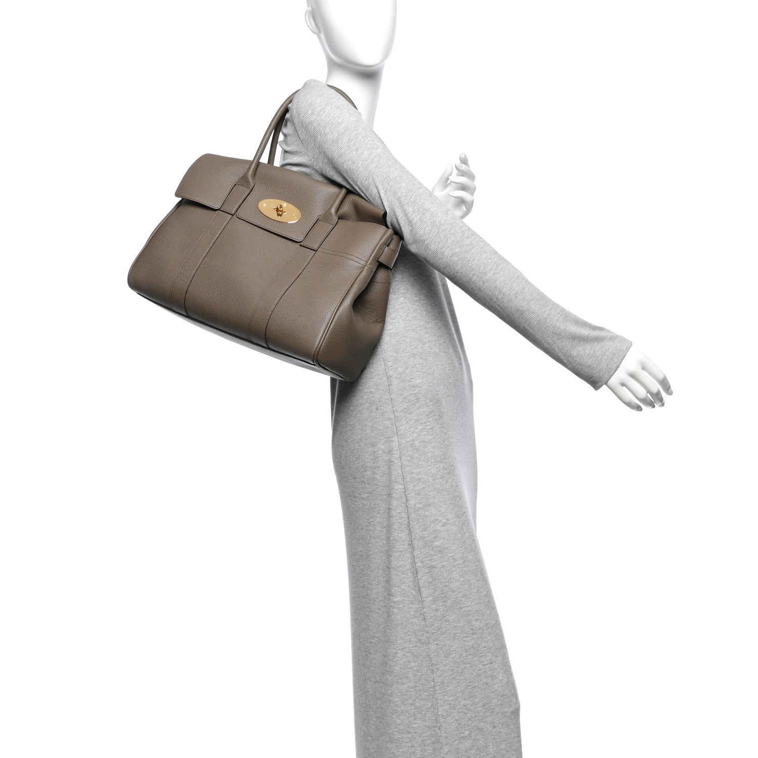 Mulberry Classic Grain Small Bayswater Clay 2 of 10