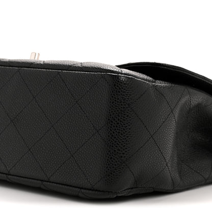 Chanel Caviar Quilted Jumbo Single Flap Black 10 of 12
