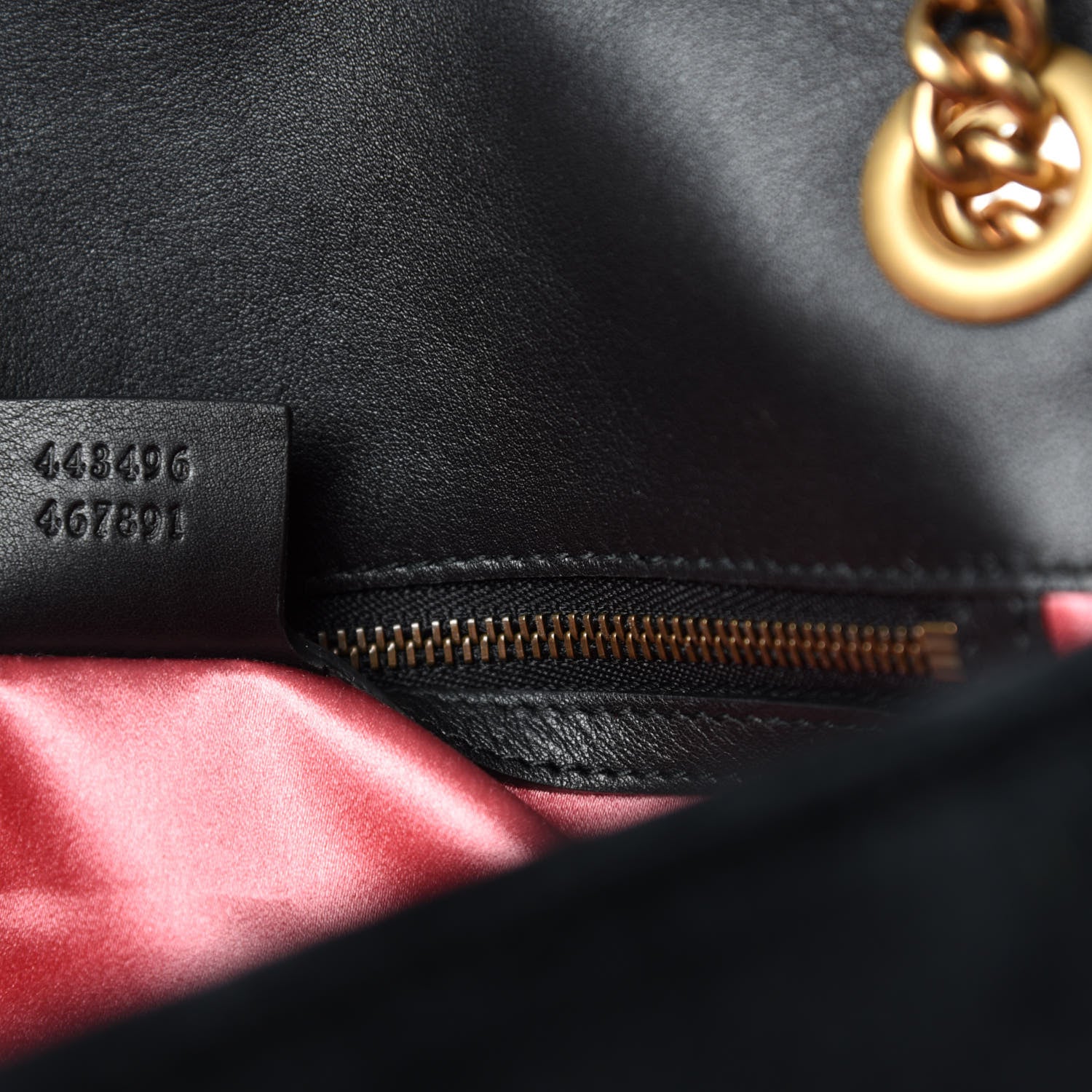 Gucci Velvet Matelasse Loved Embroidered Medium GG Marmont Shoulder Bag Black 9 of 10