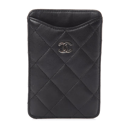 Chanel Lambskin Quilted iPhone Case Black 1 of 6