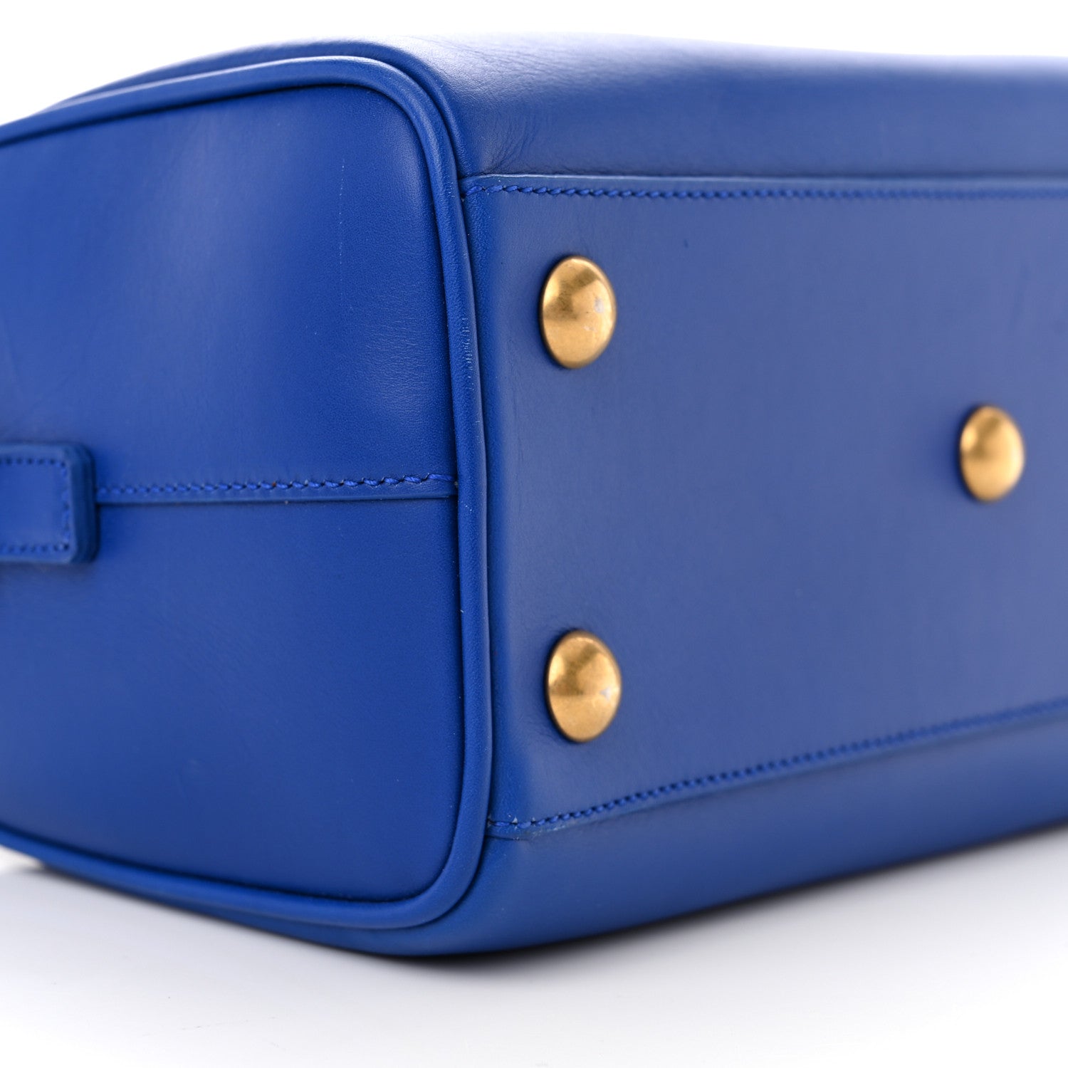 Saint Laurent Calfskin Classic Baby Duffle Blue 9 of 13