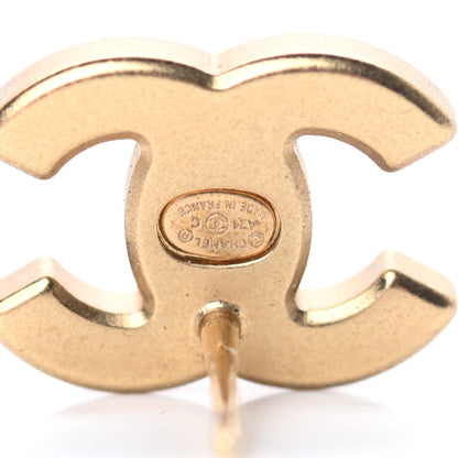 Chanel Crystal CC Earrings Gold 4 of 5