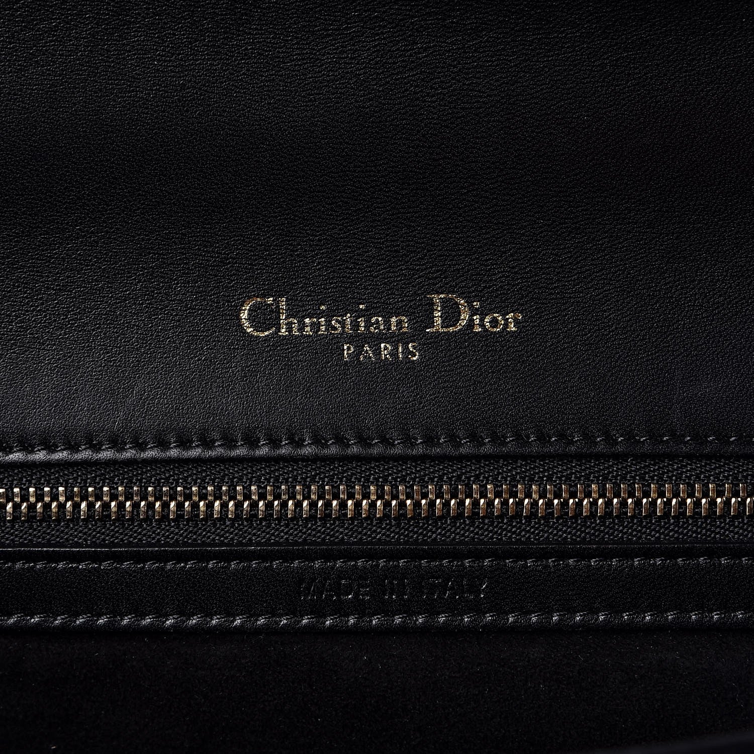 Christian Dior Lambskin Studded Medium Diorama Flap Bag Black 5 of 10