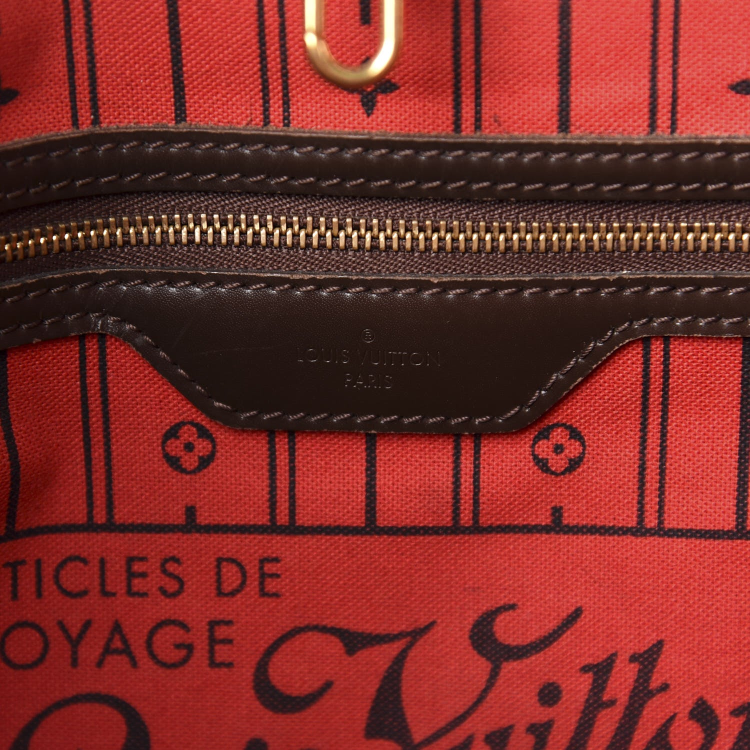 Louis Vuitton Damier Ebene Neverfull GM 8 of 21