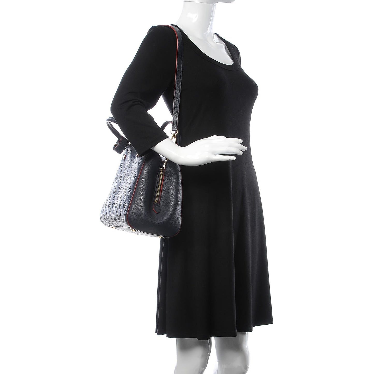 Empreinte Montaigne MM Marine Rouge