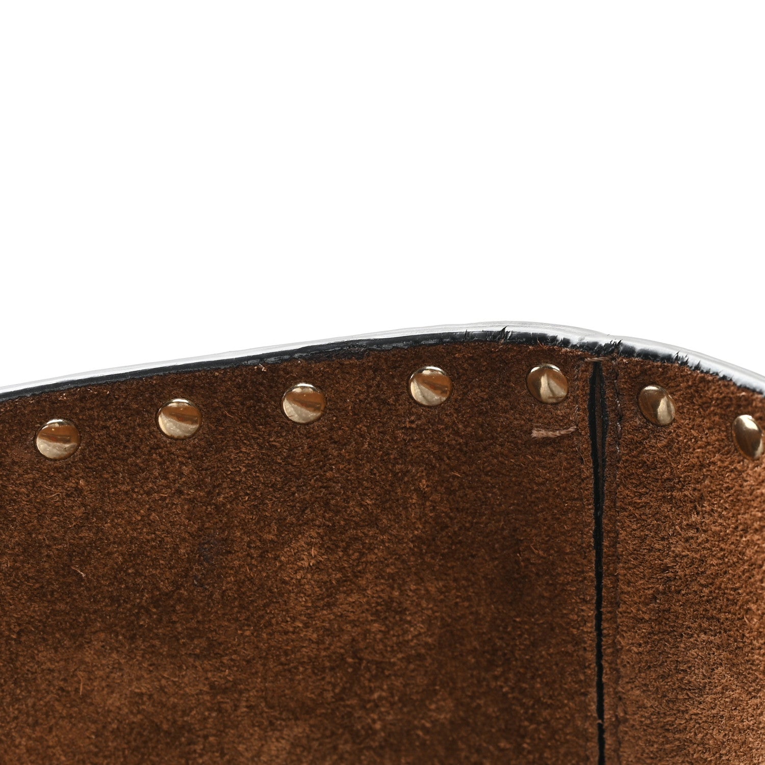 Valentino Garavani Grained Calfskin Rockstud Shoulder Tote Bright Cognac 11 of 11